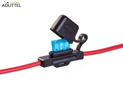 qualità  Custom Made Automotive In-Line Splash-waterproof Auto Fuse Holder 9012 For ATS ATO Fuse 1A~30A fabbrica