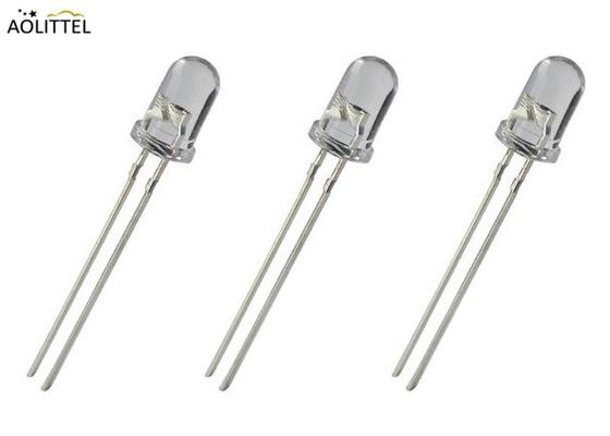 diodi luminescenti alimentabili bianchi ultra luminosi rotondi LED della cima LED RGB di 3mm chiari