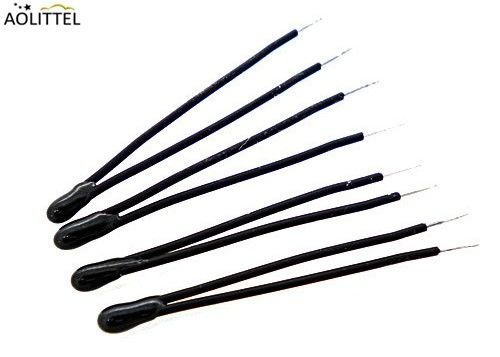 Termistore rivestito a resina epossidica al piombo radiale 10KOhm 3950 1% di Thermometrics NTC per condizionamento d'aria