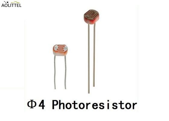 sensore fotoconduttore 540nm della luce del fotoresistore della cellula fotoelettrica dei CD del diametro di 4mm per esposizione della macchina fotografica