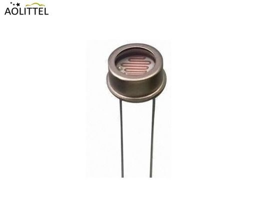 Sensore della luce del fotoresistore del LDR di incapsulamento del metallo del diametro 5mm con resistenza scura 0.2-20 MOhm