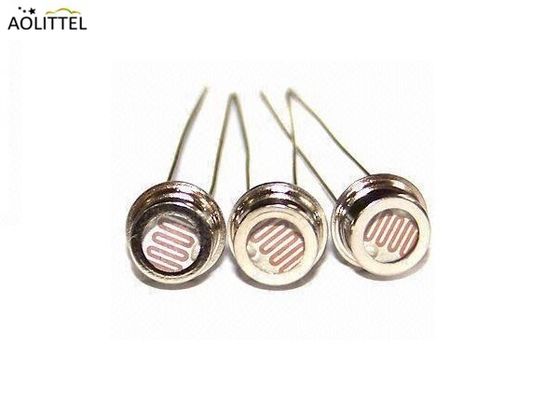 Sensore della luce del fotoresistore del LDR di incapsulamento del metallo del diametro 5mm con resistenza scura 0.2-20 MOhm