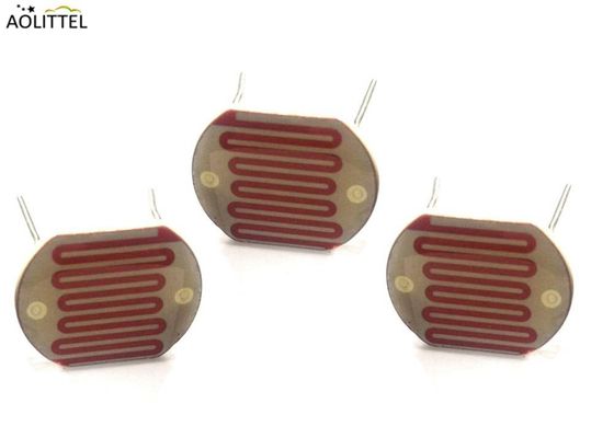 LDR dipendente dalla luce ceramico 25528 della resistenza delle cellule fotocondutrici del fotoresistore di 25mm Pacakge con resistenza leggera 10-20K