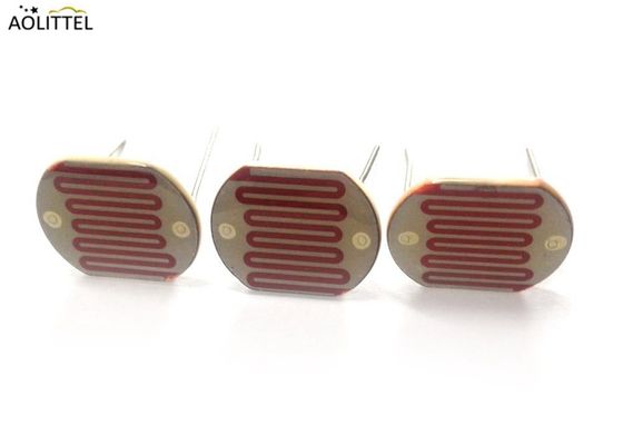 LDR dipendente dalla luce ceramico 25528 della resistenza delle cellule fotocondutrici del fotoresistore di 25mm Pacakge con resistenza leggera 10-20K