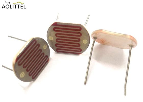 LDR dipendente dalla luce ceramico 25528 della resistenza delle cellule fotocondutrici del fotoresistore di 25mm Pacakge con resistenza leggera 10-20K