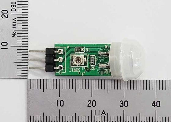 sensore di moto infrarosso passivo del modulo miniatura del regolatore PIR Dectector di 3M-5m SB412 con la resistenza del PWB della lente di Fresnel