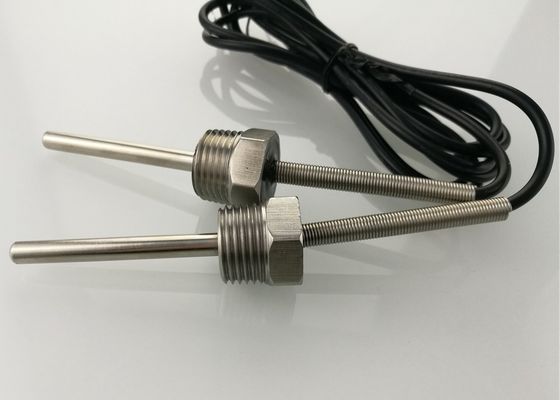 Sensore di temperatura a vite del filo 50mm di misura 1/2» NPT delle temperature dell'acqua il micro 10K con 1m ha protetto il cavo UL2464 22AWG