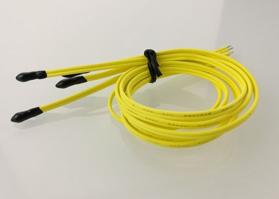 L'epossidico conduttivo AEC-Q200 ha sigillato termicamente il termistore 30KOhm 3950 della perla NTC con il cavo di UL4411 24AWG 2C 125C 300V