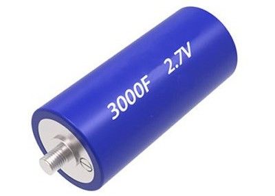 Condensatori eccellenti elettrici del condensatore 2.7V 3000F di strato di EDLC doppi con l'esr basso terminale infilato Ultracapacitors