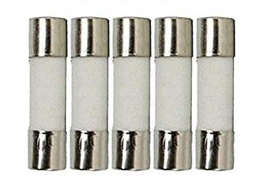 fusibile ceramico sostituto veloce 250VAC 3A della metropolitana di 5.2x20mm con il cappuccio d'ottone nichelato dell'elemento di lega per la grande applicazione corrente