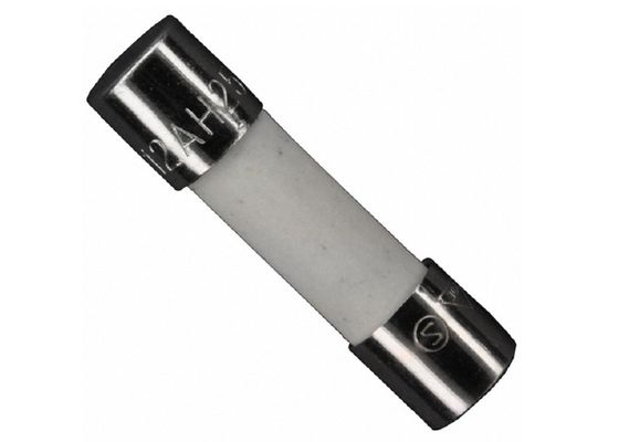 fusibile ceramico sostituto veloce 250VAC 3A della metropolitana di 5.2x20mm con il cappuccio d'ottone nichelato dell'elemento di lega per la grande applicazione corrente
