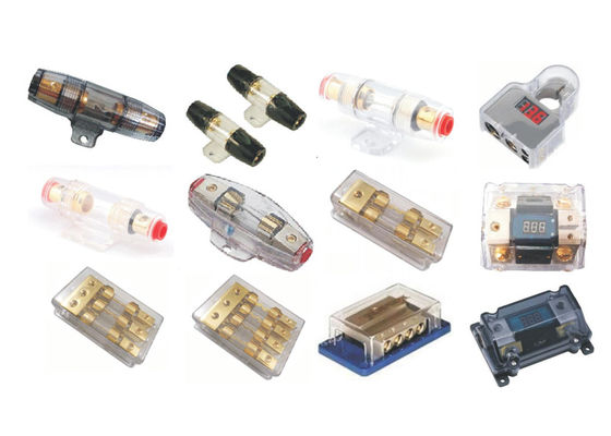 Blocchetto in-linea automobilistico del fusibile di multi ANL AGU 5AG dell'automobile del fusibile dell'amplificatore audio del supporto 2 di modo 3 modo automatico resistente di modo 4