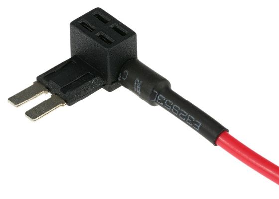 Micro2 il micro II ATA aggiunge rosso automatico del supporto UL1015 16AWG del fusibile del camion in-linea dell'automobile del circuito 32V 15A un mini con l'adattatore del fusibile