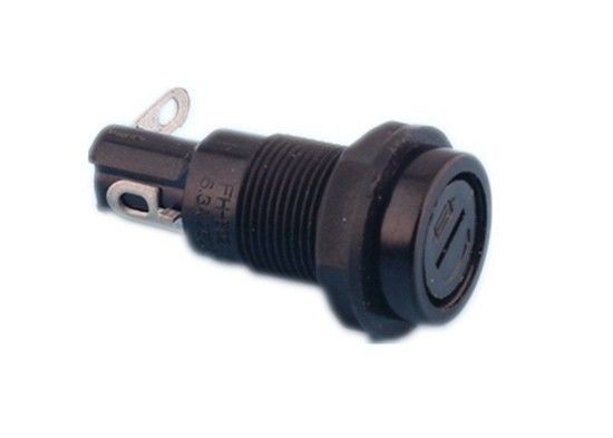 Supporto verticale Scossa-sicuro scanalato H3-02 10A 250VAC del fusibile del PWB del supporto di Fingergrip del cappuccio per il fusibile cilindrico della metropolitana di vetro di 5x20mm