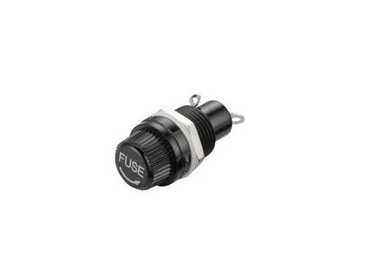 Blocchetto a vite miniatura della scatola del supporto del fusibile del PWB della cartuccia di infiammabilità di UL94 V0 per i fusibili ceramici 10A 250V della metropolitana di 5x20mm