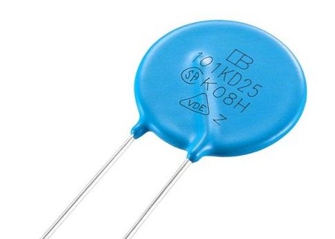 Overvoltage Suppression Fast Response VDR 25mm Zinc Oxide Varistor Resistor 25D101K 100V For Surge Protection