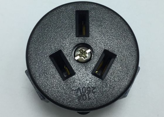 Sbocco di potere rotondo femminile di Pali del PC della parete degli incavi elettrici bianchi o neri 3 dell'Argentina il singolo 10A 250V ha collegato 2500W a massa