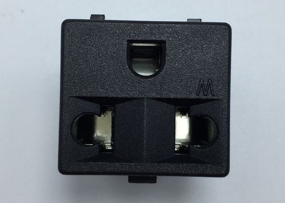 3Pin brasiliano Australia Stati Uniti Regno Unito UE allo sbocco del nero del convertitore di viaggio dell'adattatore del caricatore dell'incavo elettrico di corrente alternata Della spina del Brasile