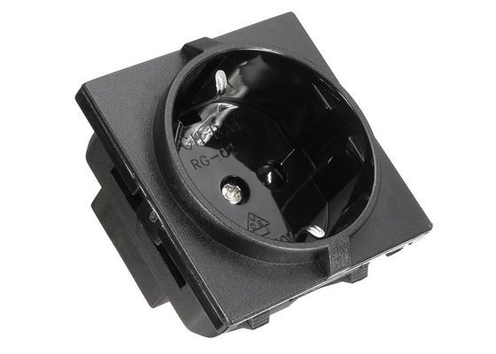 Incavo di potenza europea della parete della spina dello sbocco standard di CA Schuko della spina di BACCANO 49 440 UE singolo RG-02 250V 16A IP20 impermeabile