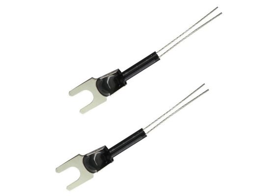 Customized U Type Probe Medical Device Surface Temperature Sensor 100K 1% 3950 NTC Thermistor Fork Connector Screw Mount