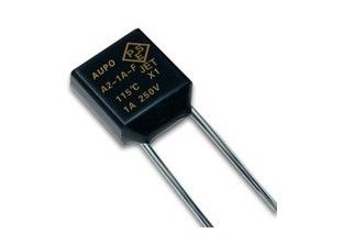 Fusibile termico di temperatura della lega del quadrato di TF 115℃ 250V 1A A2-1A-F del fusibile di taglio di Aupo con i certificati del VDE PSE ccc KTL dell'UL CUL