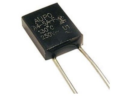 Collegamento termico compatto Tf 130℃ 250V 5A A4-5A-F del fusibile di taglio di dimensione AUPO di resistenza bassa unica con gli impiegati globalmente certificati