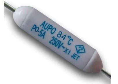 Al piombo assiale termico ceramico di taglio 125C 250V 2A di TF del fusibile della pallina Subminiature di Aupo P3-F Pico per il condizionatore d'aria