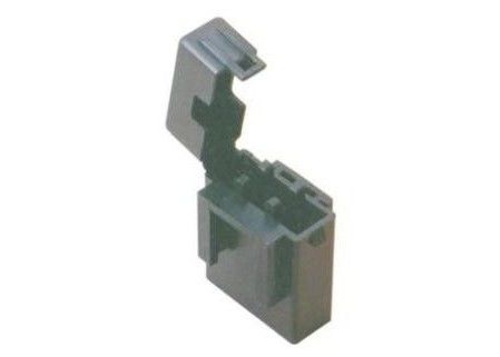 Scatola automatica in-linea quadrata di plastica MT205 del supporto del fusibile metallica cappuccio di Shell del nero rosso del cavo per il mini fusibile della lama dell'automobile