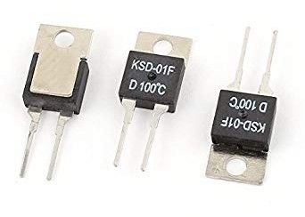 TO-220 taglio termico Fus del ripristino automatico del pacchetto KSD-01F 85C NC del controllo della temperatura del termostato bimetallico chiuso normale del commutatore