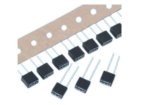 Fusibile MSF 005 F5A 250V 8.35x7.7mm del colpo veloce termoplastico nero al piombo radiale del pacchetto delle munizioni del VDE CSA dell'UL micro