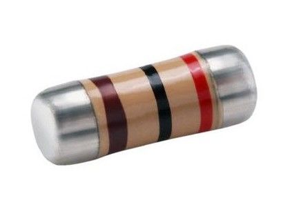 Resistenze a film metallico senza piombo 0.125W 0.25W 0.5W 1W 2W del carbonio arrotolato fusibile del cavo MELF dell'Anti-impulso 0204 0207 0309 SMD