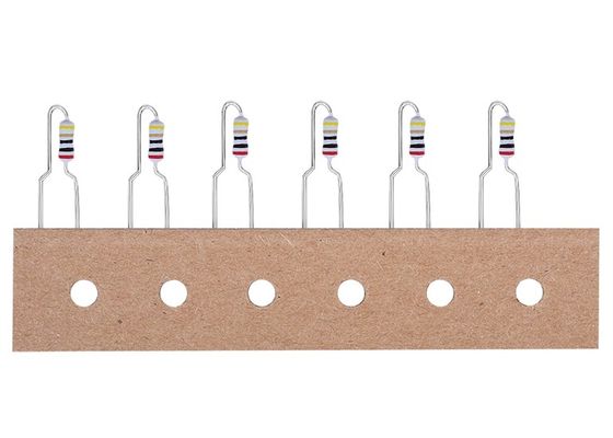 Ohm arrotolato ±5% della resistenza 0.1-1000 del cavo fusibile non induttivo ignifugo di KNP 0.25-10W con disponibile più di piccola dimensione