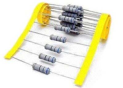 0.25W 0.5W 0.6W 1W 2W 3W digiunano resistenza a film metallico fusibile ignifuga 0.1OHM-1KOHM