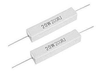 Il cemento ceramico dell'alta allumina del MPR SQS di SQP SQM SQZ SQH ha riparato la resistenza Wirewound 20W 500RJ 63x13x13mm