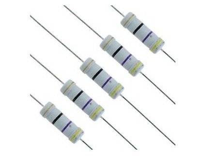 Gray ininfiammabile miniaturizzato di ohm 2485 della resistenza di film dell'ossido del metallo di MOF 470R 5W 700V 470