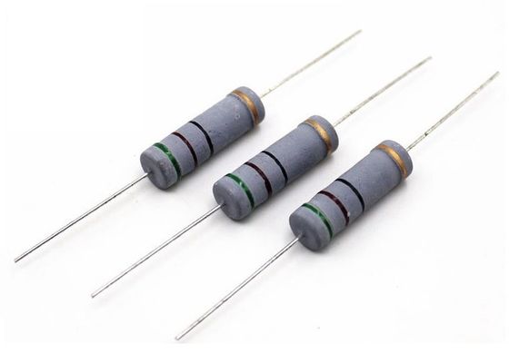 Gray ininfiammabile miniaturizzato di ohm 2485 della resistenza di film dell'ossido del metallo di MOF 470R 5W 700V 470