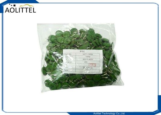 Termistore Degaussing d'informazione rivestito di silicone MZ71-18RM AC270V 14mm 18Ohm TC 60C del ptc per colore TV