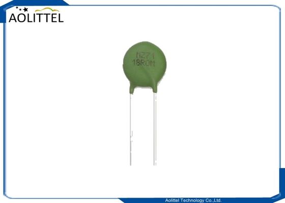 Termistore Degaussing d'informazione rivestito di silicone MZ71-18RM AC270V 14mm 18Ohm TC 60C del ptc per colore TV