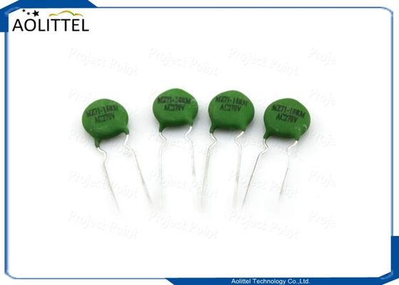 Termistore Degaussing d'informazione rivestito di silicone MZ71-18RM AC270V 14mm 18Ohm TC 60C del ptc per colore TV