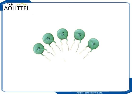passo 5mm 100R del termistore ptc 15P 15mm di 15mm 120 verde della resistenza termica 200mA di grado per il circuito di CA delle Telecomunicazioni