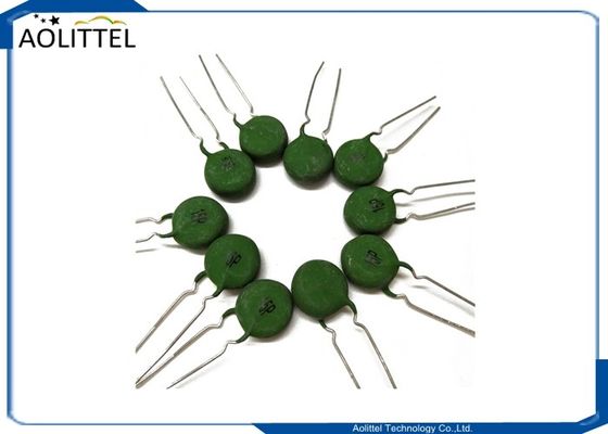 passo 5mm 100R del termistore ptc 15P 15mm di 15mm 120 verde della resistenza termica 200mA di grado per il circuito di CA delle Telecomunicazioni