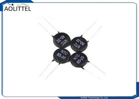 Limitatore corrente di afflusso dei termistori 8D-20 8D20 8ohms 6Amp 20mm di potere NTC di protezione di circuito MF72