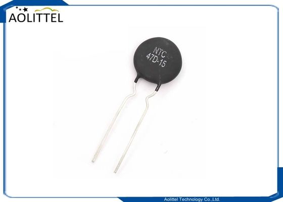 Afflusso corrente termico 3A della resistenza 47Ohm 15mm della resistenza NTC 47D-15 47D15 del termistore del disco NTC limitato