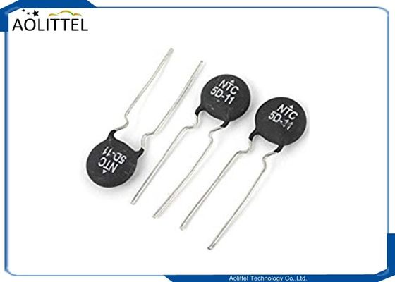 5 ohm 4A attraverso la punta di corrente del termistore di potere NTC del foro che limita gioco del cavo di MF72-5D-11 7.5mm