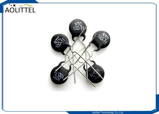 Termistore corrente 11mm 3A del disco NTC dei soppressori 10D-11 di afflusso 10 ohm +/--20% 10D11 P7.5mm