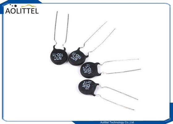 Termistore corrente 11mm 3A del disco NTC dei soppressori 10D-11 di afflusso 10 ohm +/--20% 10D11 P7.5mm